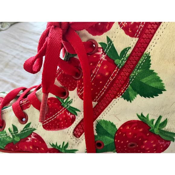 IiJin Strawberry Dream Hidden Invisible Wedge Sneakers 38/8 - Picture 12 of 13